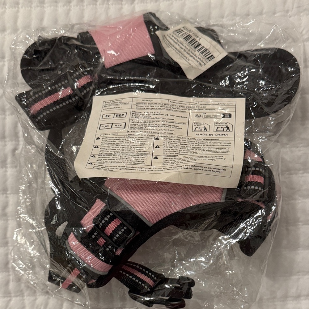 Pink Large Dog Harness